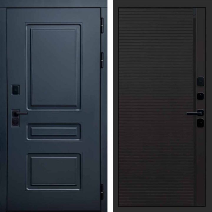 Входная дверь Termo-door Аляска Графит с терморазрывом - Porte black