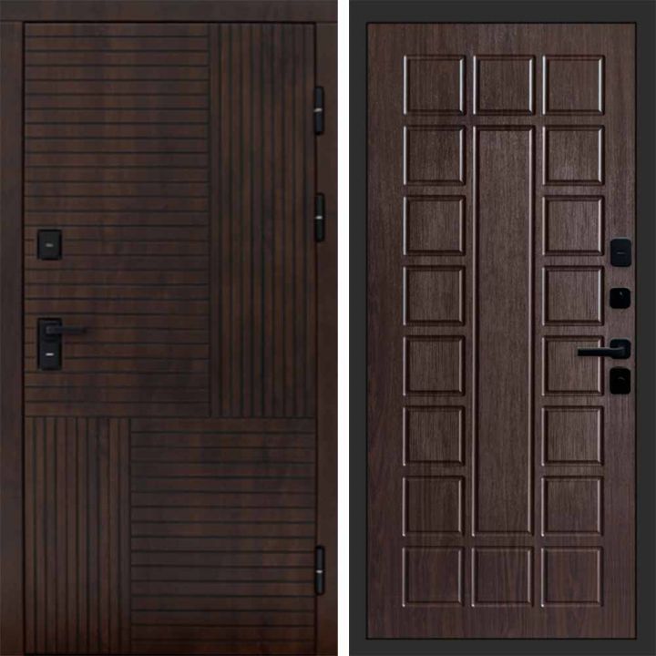 Входная дверь Termo-door Премиум винорит Веста Дуб с терморазрывом - Престиж Венге