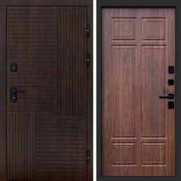 Входная дверь Termo-door Премиум винорит Веста Дуб с терморазрывом - Орех премиум