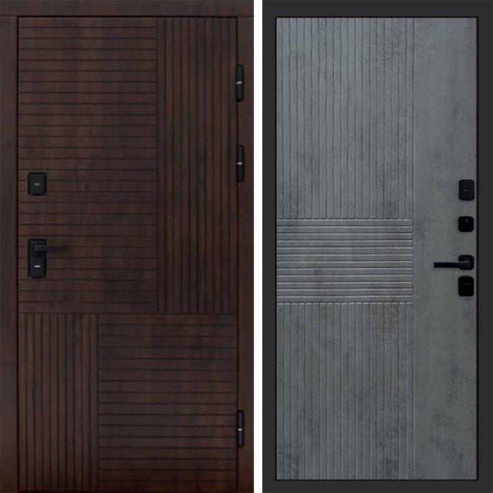 Входная дверь Termo-door Премиум винорит Веста Дуб с терморазрывом - Мастино Бетон темный