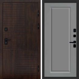 Входная дверь Termo-door Премиум винорит Веста Дуб с терморазрывом - Гранд Грей софт