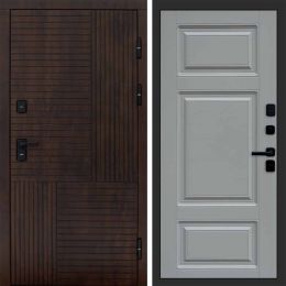 Входная дверь Termo-door Премиум винорит Веста Дуб с терморазрывом - Лион Грей софт