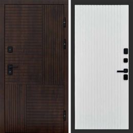 Входная дверь Termo-door Премиум винорит Веста Дуб с терморазрывом - FLAT Белый софт