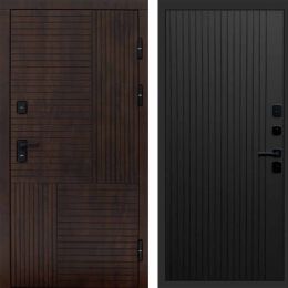 Входная дверь Termo-door Премиум винорит Веста Дуб с терморазрывом - FLAT Черный кварц