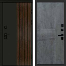 Входная дверь Termo-door Премиум винорит Форт Дуб с терморазрывом - Мастино Бетон темный