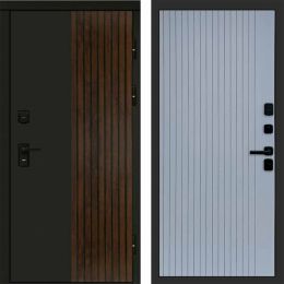 Входная дверь Termo-door Премиум винорит Форт Дуб с терморазрывом - FLAT Грей софт