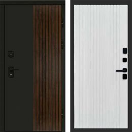 Входная дверь Termo-door Премиум винорит Форт Дуб с терморазрывом - FLAT Белый софт