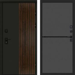 Входная дверь Termo-door Премиум винорит Форт Дуб с терморазрывом - Нео Графит