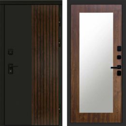 Входная дверь Termo-door Премиум винорит Форт Дуб с терморазрывом - Зеркало триумф Дуб
