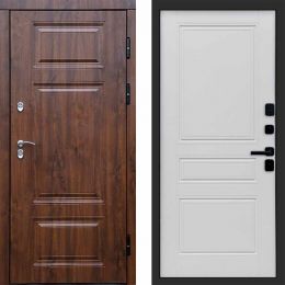 Входная дверь Termo-door Премиум винорит Дуб с терморазрывом - Классик Белый софт