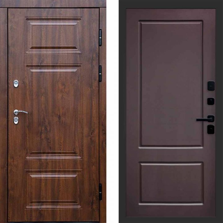 Входная дверь Termo-door Премиум винорит Дуб с терморазрывом - Марсель Шоколад