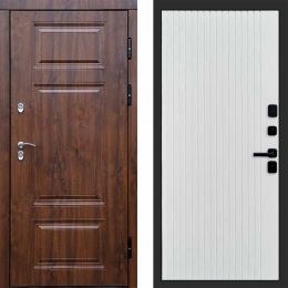 Входная дверь Termo-door Премиум винорит Дуб с терморазрывом - FLAT Белый софт