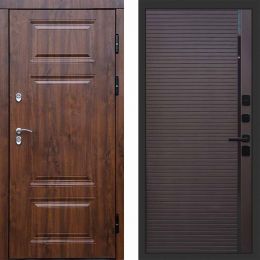 Входная дверь Termo-door Премиум винорит Дуб с терморазрывом - Porte Шоколад