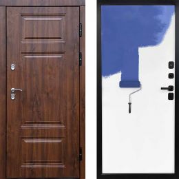 Входная дверь Termo-door Премиум винорит Дуб с терморазрывом - Грунт под покраску