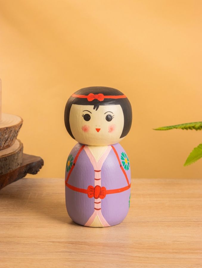 Деревянная кукла кокеши «Зои», 7?7.5?15 см