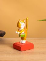 Сувенир на подставке «Кошка с сумочкой», 5?5?11 см, дерево