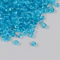 Бисер стекло 6/0 "Небесный" прозрачный 450 гр