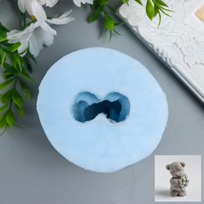 Молд силиконовый "Мишка с зайкой" 4,5х4х7,5 см МИКС