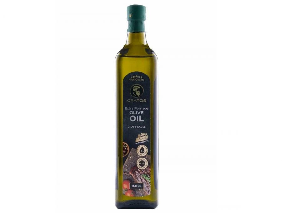 Масло оливковое Сratos Extra Pomace Olive oil, высший сорт, Греция, 1 л