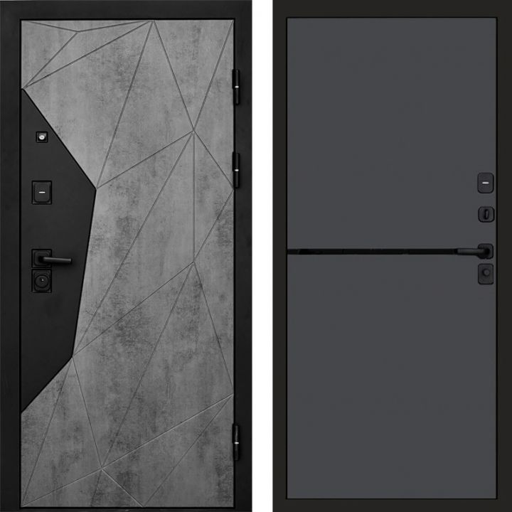 Входная дверь Termo-door Авангард Бетон - Нео Графит