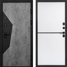 Входная дверь Termo-door Авангард Бетон - Нео White