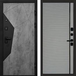 Входная дверь Termo-door Авангард Бетон - Porte Грей софт