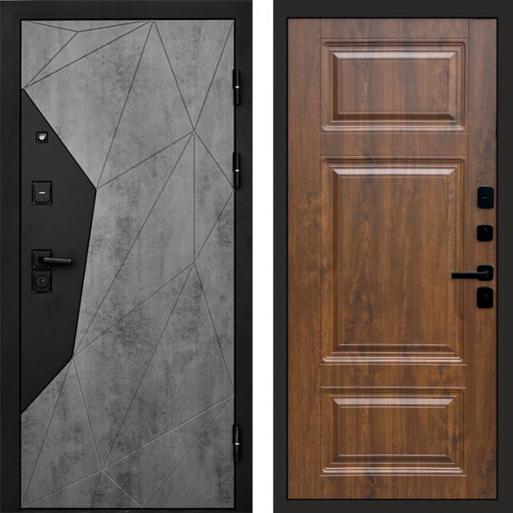 Входная дверь Termo-door Авангард Бетон - Лион Дуб