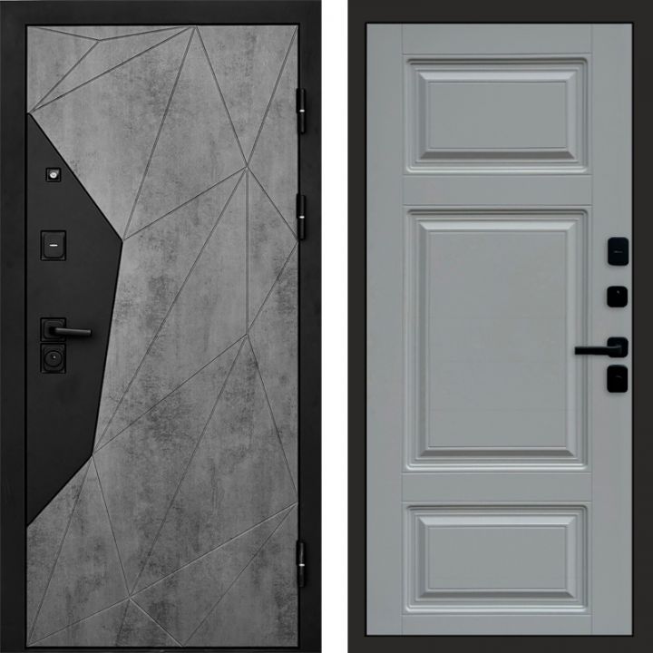 Входная дверь Termo-door Авангард Бетон - Лион Грей софт