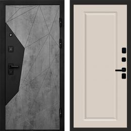 Входная дверь Termo-door Авангард Бетон - Гранд Слоновая кость