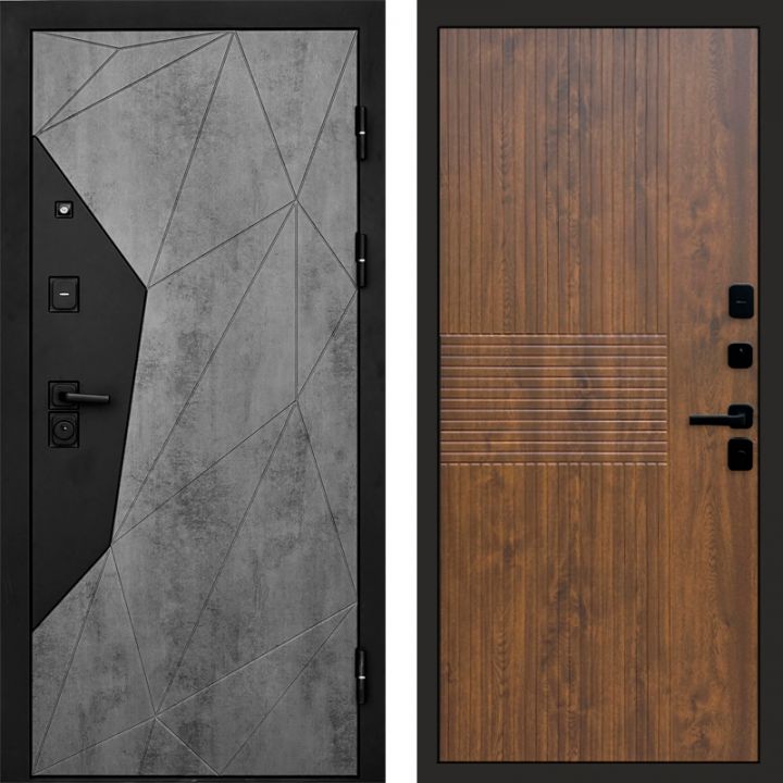 Входная дверь Termo-door Авангард Бетон - Мастино Дуб