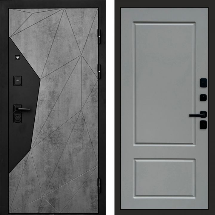 Входная дверь Termo-door Авангард Бетон - Марсель Грей софт