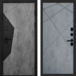 Входная дверь Termo-door Авангард Бетон - Лучи Бетон темный