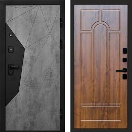 Входная дверь Termo-door Авангард Бетон - Арка Дуб