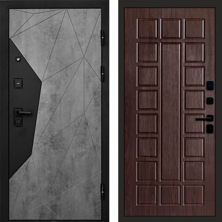 Входная дверь Termo-door Авангард Бетон - Престиж Венге