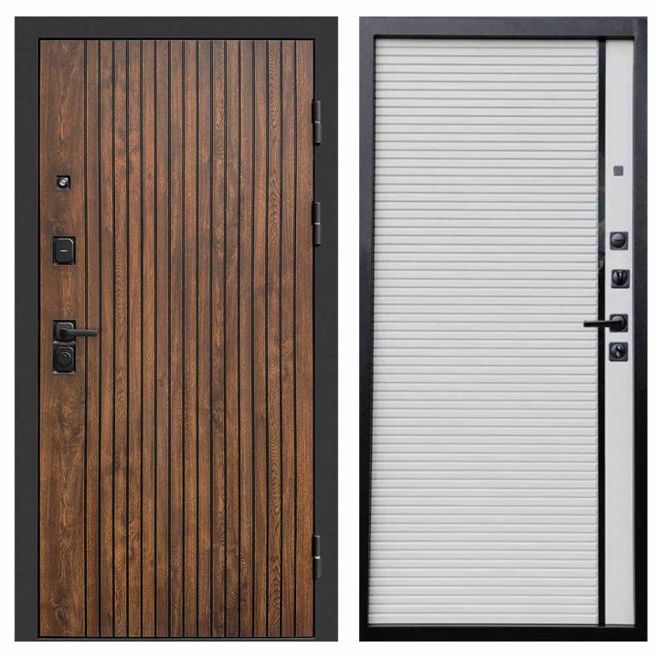 Входная дверь Termo-door Твист Дуб style - Porte white