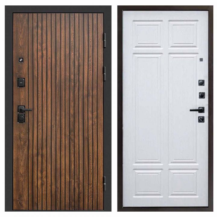 Входная дверь Termo-door Твист Дуб style - Лиственница премиум
