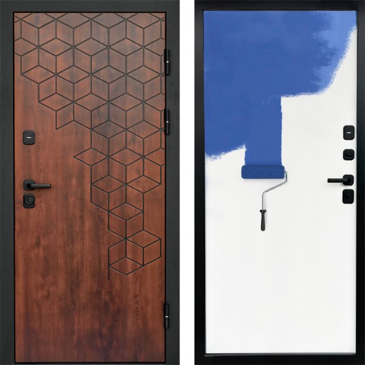 Входная дверь Termo-door Спейс Дуб патина - Грунт под покраску