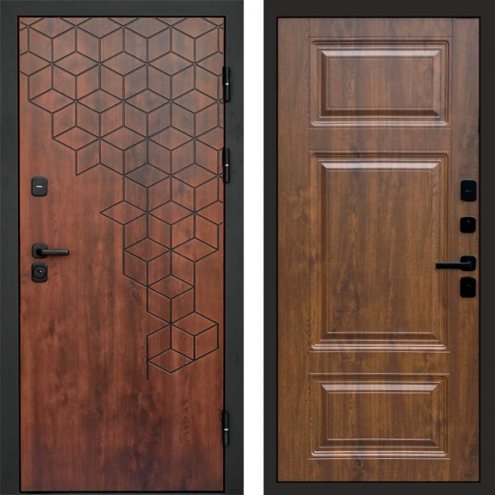 Входная дверь Termo-door Спейс Дуб патина - Лион Дуб