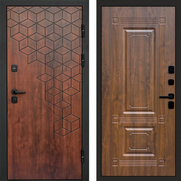 Входная дверь Termo-door Спейс Дуб патина - Мадрид Дуб