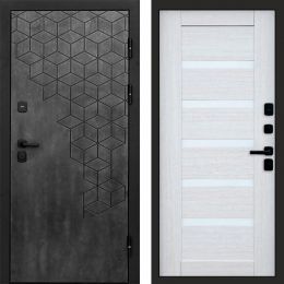 Входная дверь Termo-door Спейс Бетон патина - Царга Лиственница