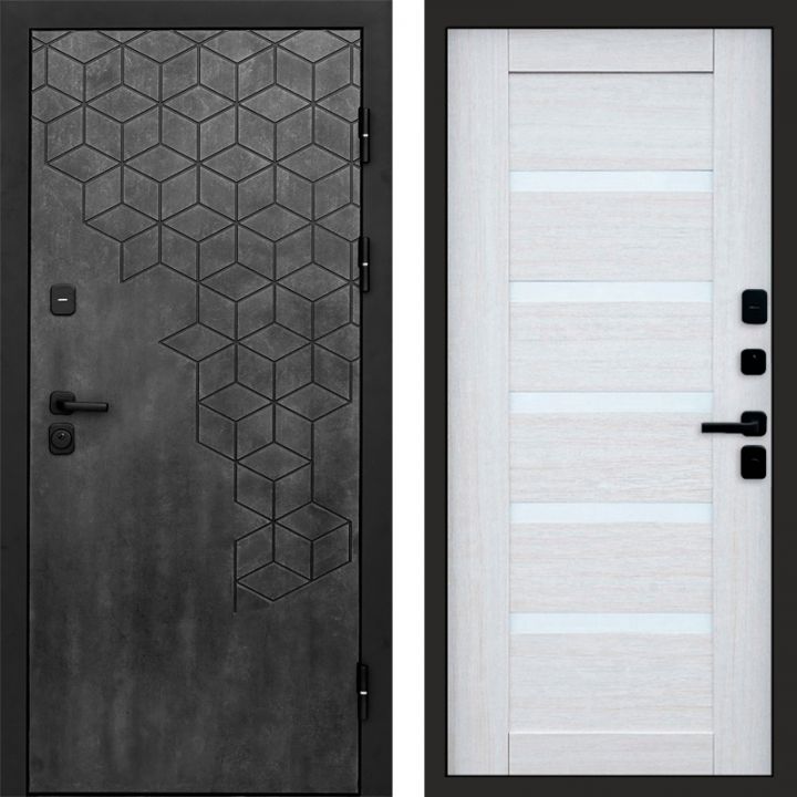 Входная дверь Termo-door Спейс Бетон патина - Царга Лиственница