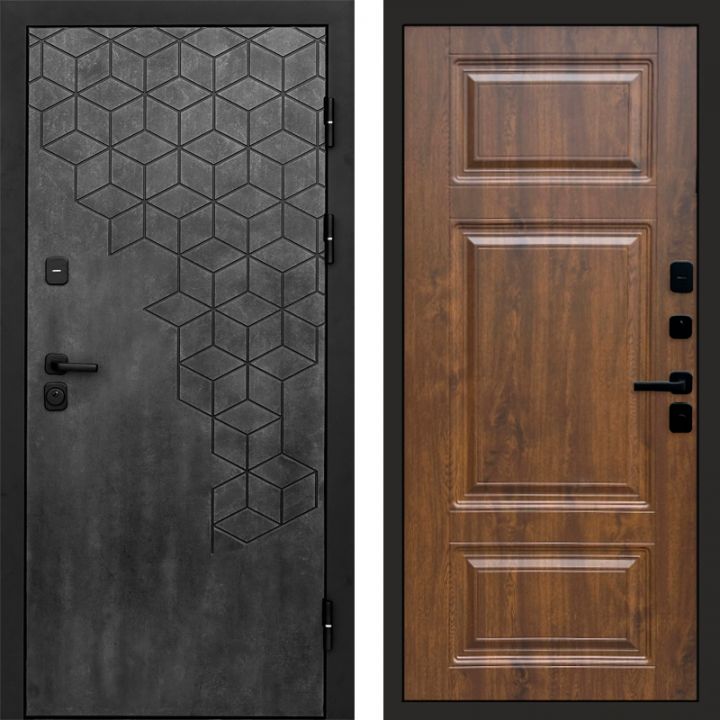 Входная дверь Termo-door Спейс Бетон патина - Лион Дуб