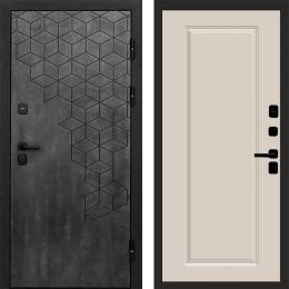 Входная дверь Termo-door Спейс Бетон патина - Гранд Слоновая кость