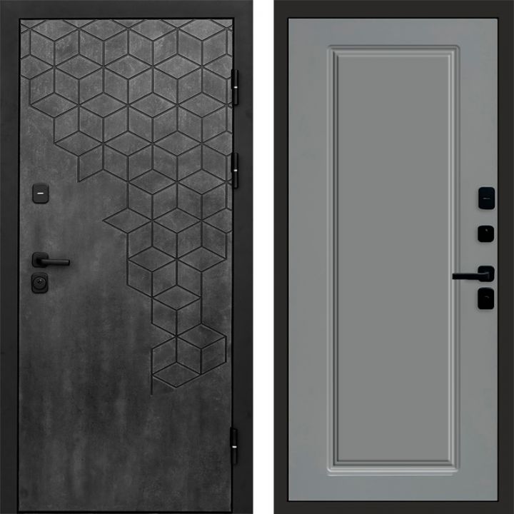 Входная дверь Termo-door Спейс Бетон патина - Гранд Грей софт