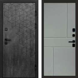 Входная дверь Termo-door Спейс Бетон патина - Горизонт Грей софт