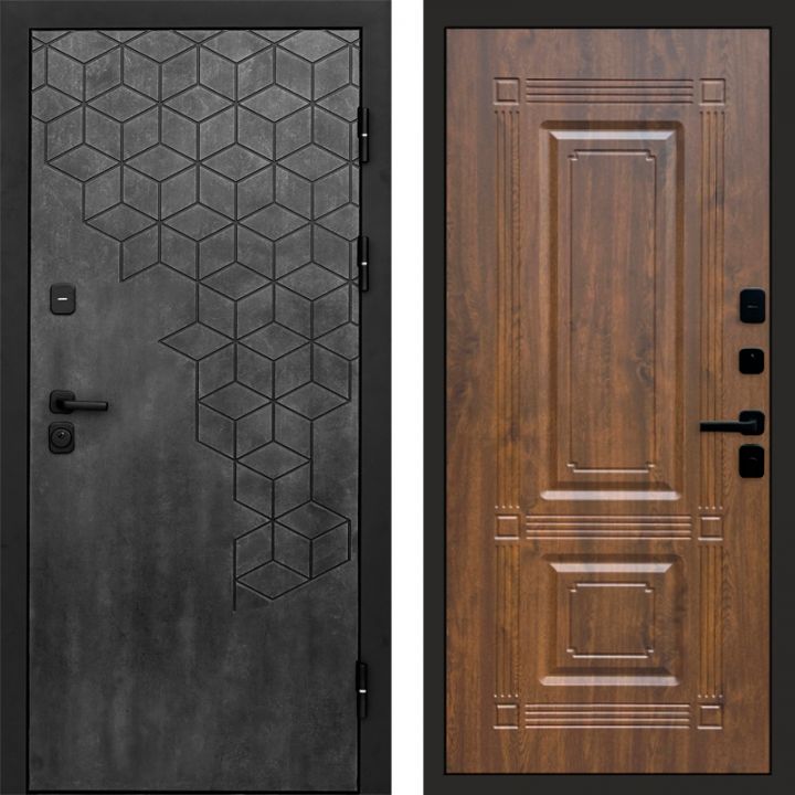 Входная дверь Termo-door Спейс Бетон патина - Мадрид Дуб