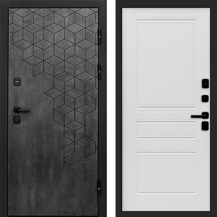 Входная дверь Termo-door Спейс Бетон патина - Классика Лиственница