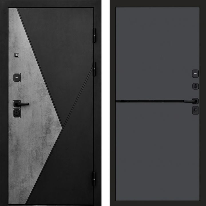 Входная дверь Termo-door Матрикс Бетон - Нео Графит
