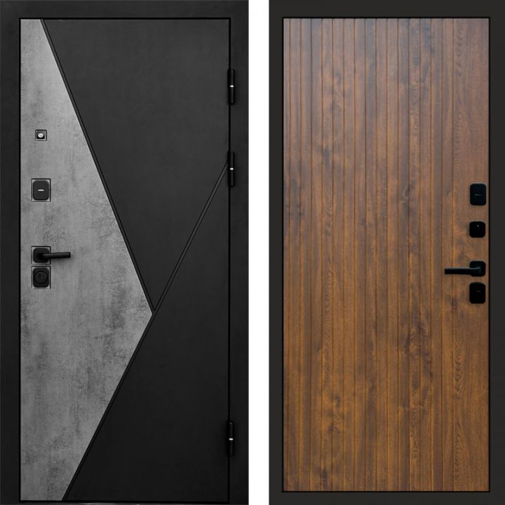 Входная дверь Termo-door Матрикс Бетон - FLAT Дуб