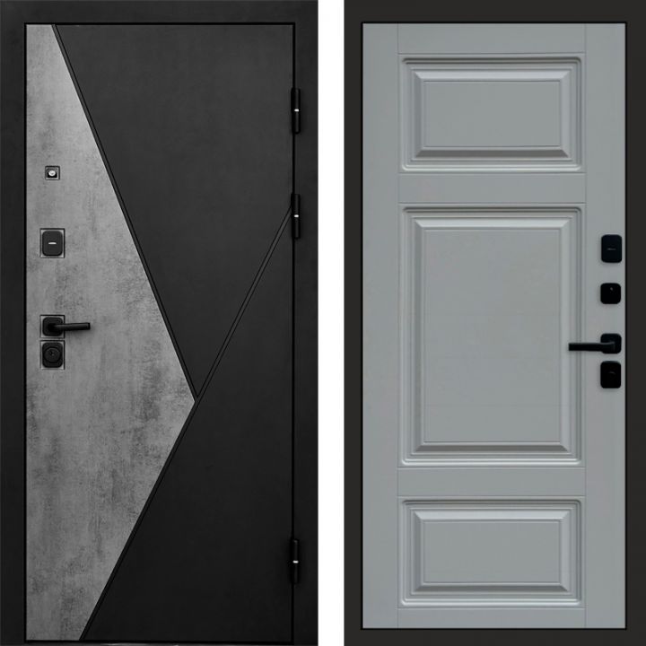 Входная дверь Termo-door Матрикс Бетон - Лион Грей софт